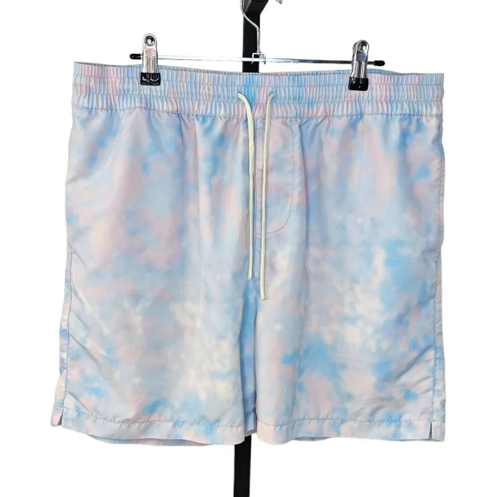 Summersalt The Men's Swim Short Limited Edtion Cotton Candy Sky Size Large Lined